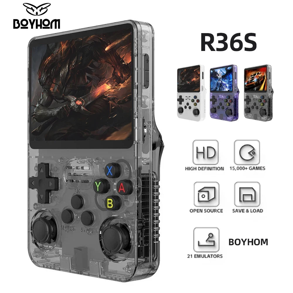 Console rétro gaming portable R36S